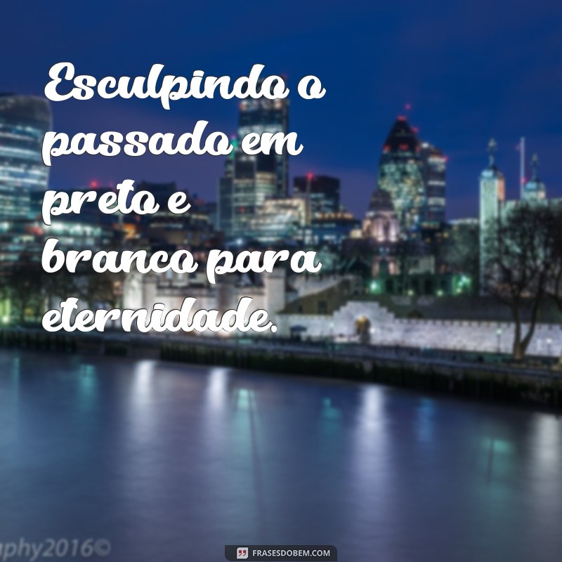 Frases Inspiradoras para Acompanhar suas Fotos em Preto e Branco 