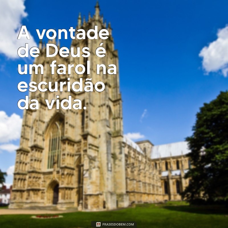 A Vontade de Deus é Boa: Descubra Como Segui-la Pode Transformar Sua Vida 