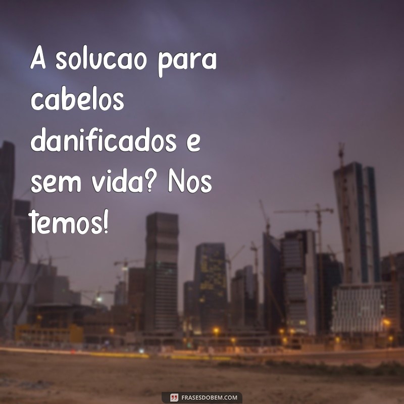 Descubra as melhores frases para impulsionar sua propaganda de cabelo! 