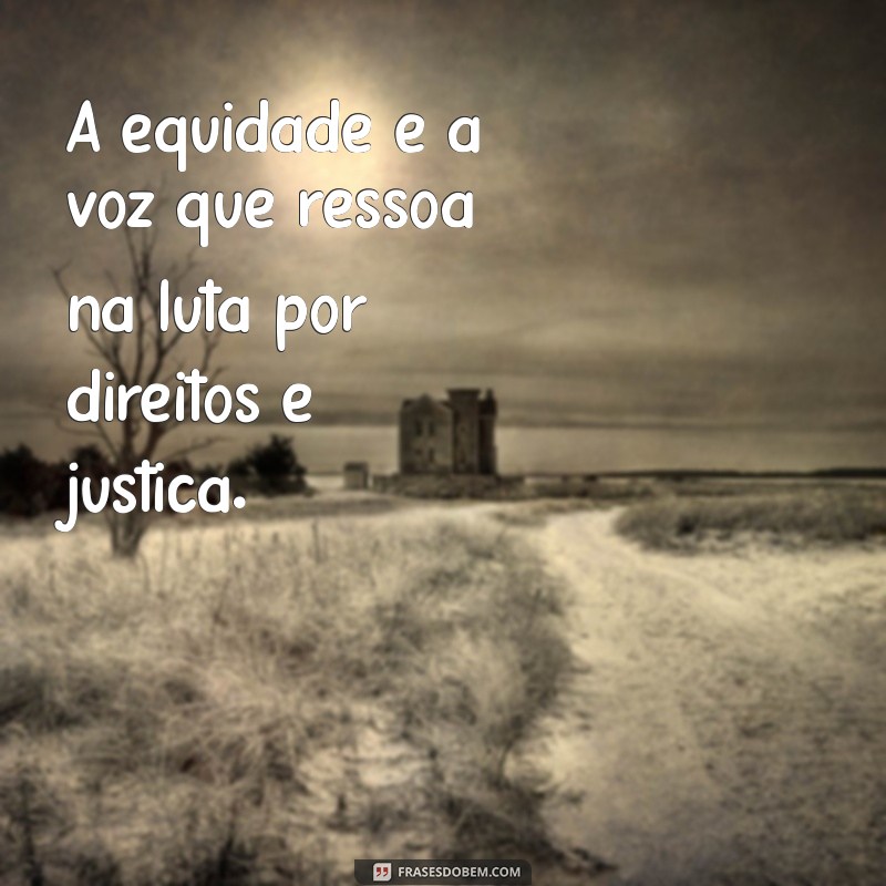 Frases Inspiradoras sobre Equidade: Reflexões para um Mundo Mais Justo 