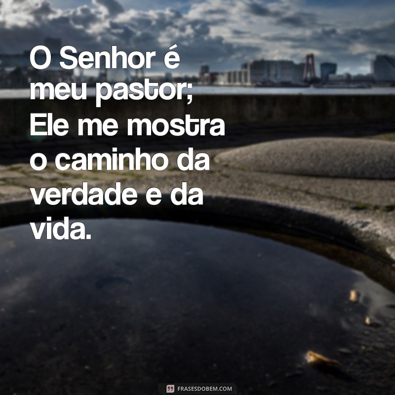 Versículo Inspirador: O Senhor é Meu Pastor, e Nada Me Faltará - Reflexões e Significados 