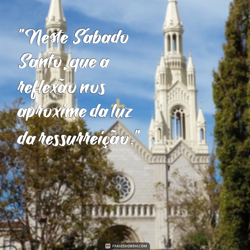 sabado santo frases 