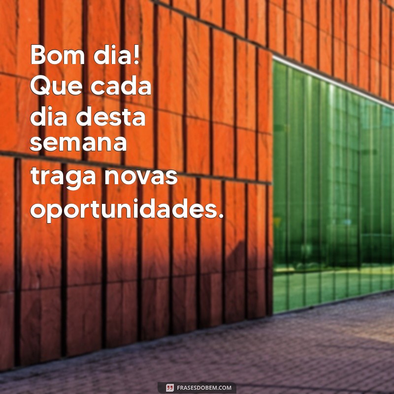 Frases Inspiradoras de Bom Dia para Começar Sua Semana com Positividade 