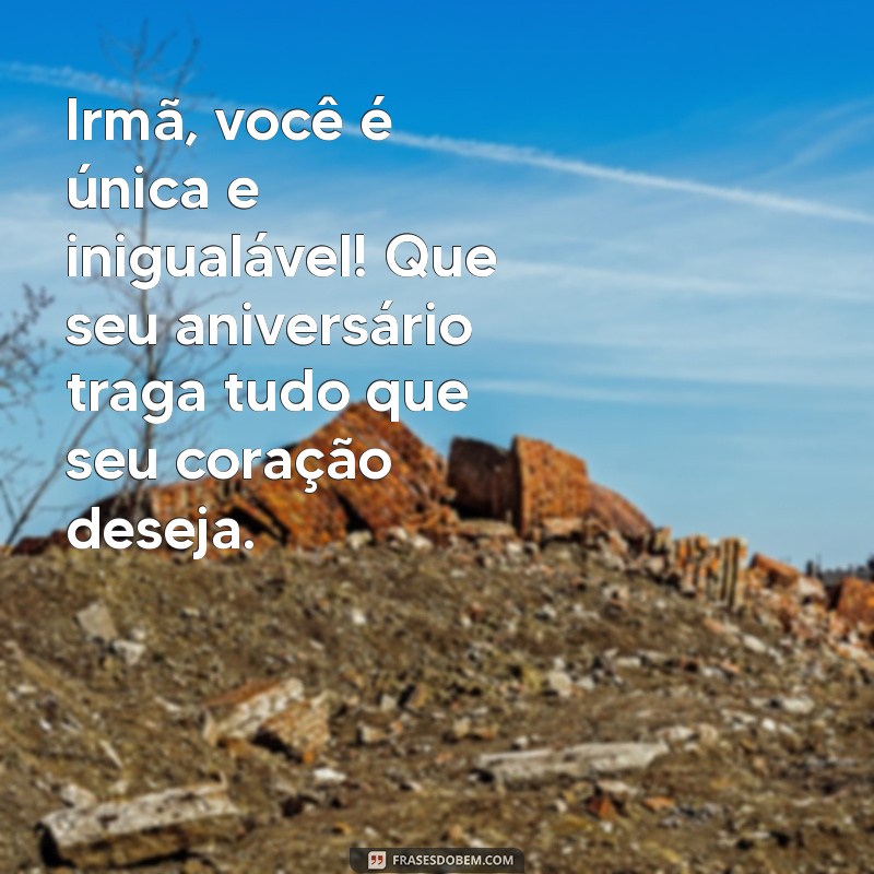 Frases Emocionantes de Feliz Aniversário para Minha Irmã 