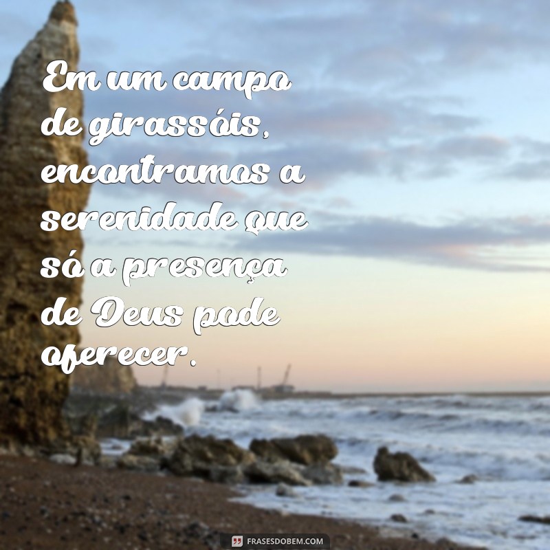 Frases Inspiradoras de Girassol e Deus: Luz e Esperança para o Seu Dia 