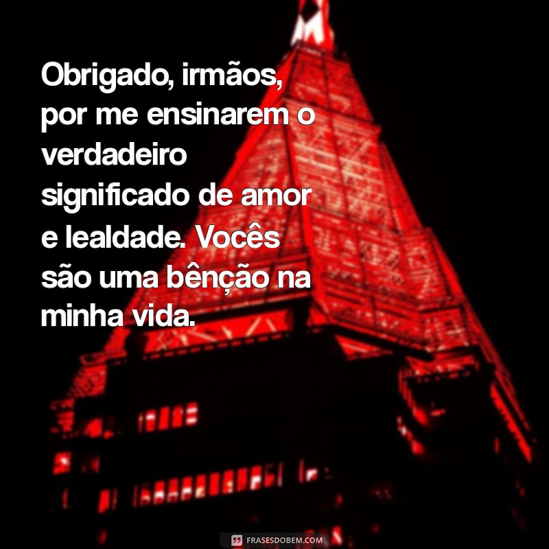 10 Mensagens de Agradecimento para Celebrar a Relação com Seus Irmãos 