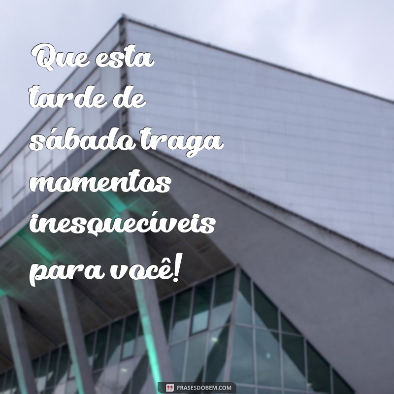 Como Aproveitar uma Boa Tarde de Sábado: Dicas e Inspirações 