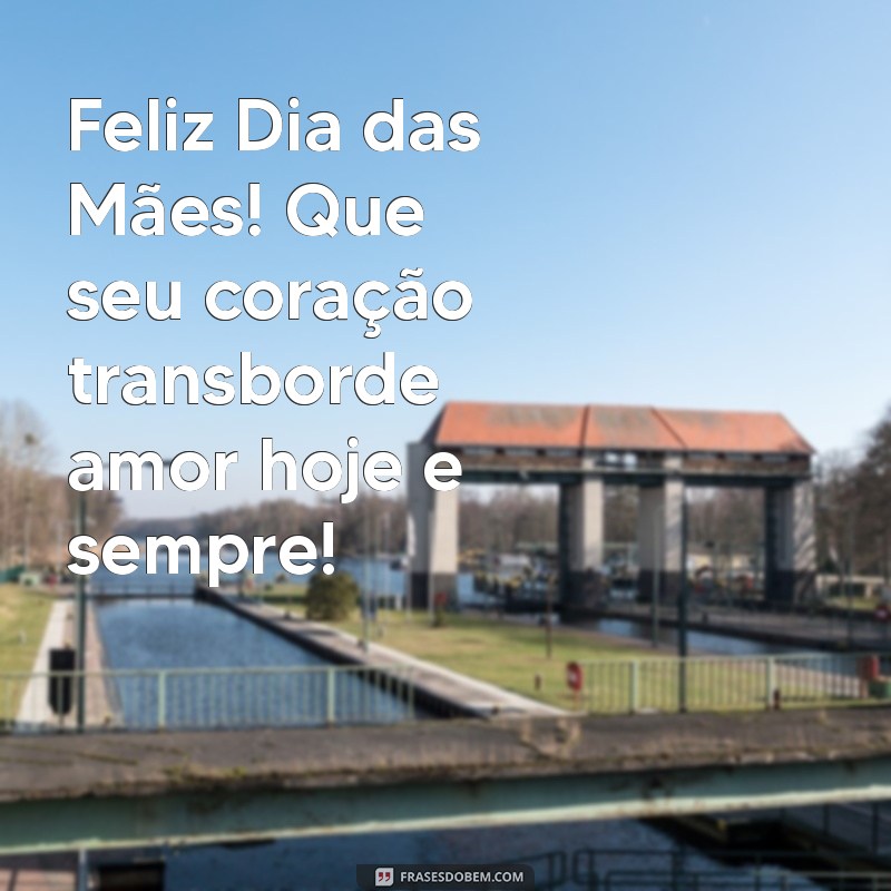 feliz dia das mães vo Feliz Dia das Mães! Que seu coração transborde amor hoje e sempre!