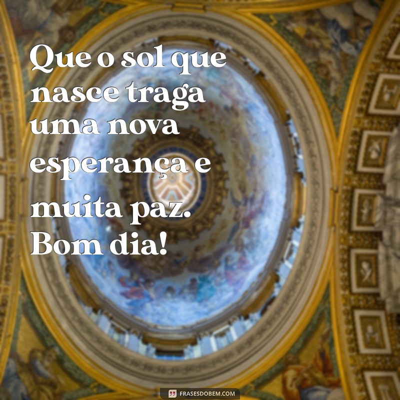 Bom Dia de Paz: Como Começar Seu Dia com Tranquilidade e Positividade 