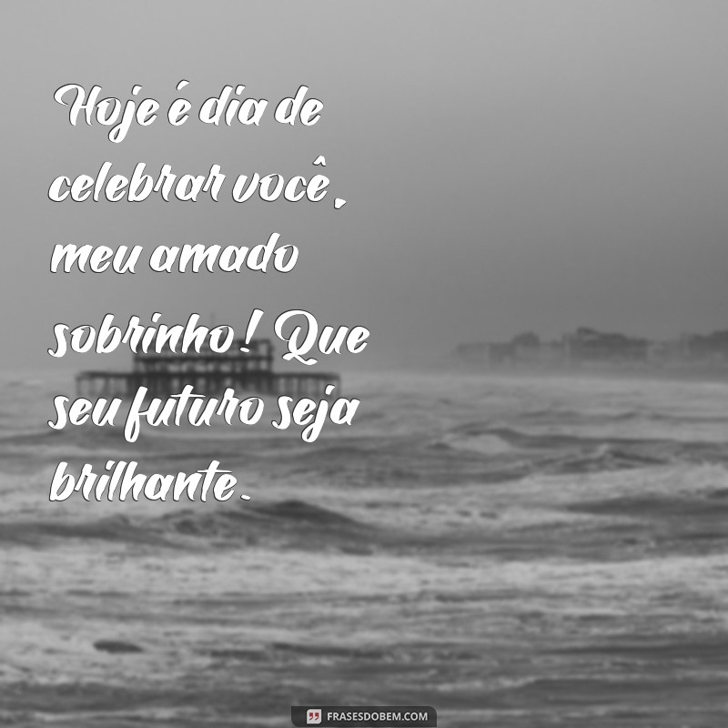 Mensagens Emocionantes para Desejar um Feliz Aniversário ao Meu Sobrinho Amado 