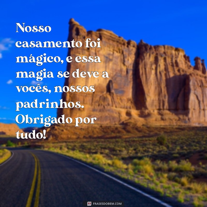 Mensagem de Agradecimento para Padrinhos de Casamento: Inspirações e Dicas 