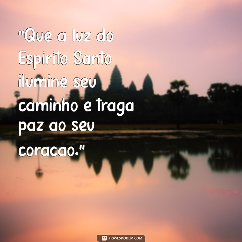 mensagem de espírito santo 