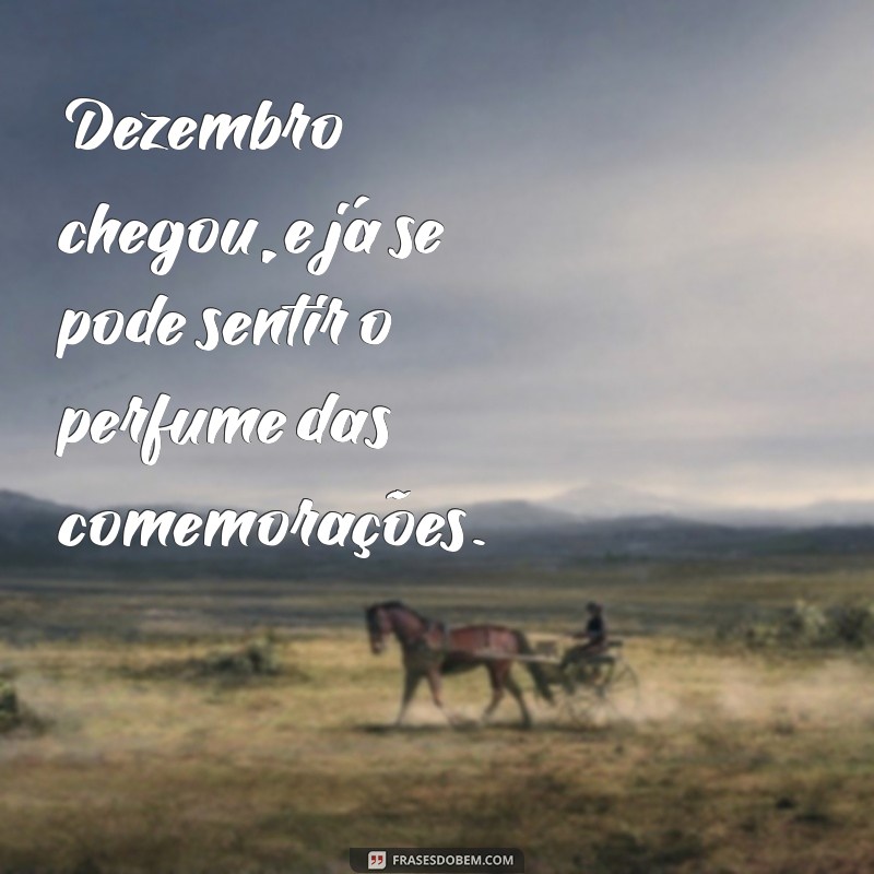 Frases Inspiradoras para Celebrar a Chegada de Dezembro 