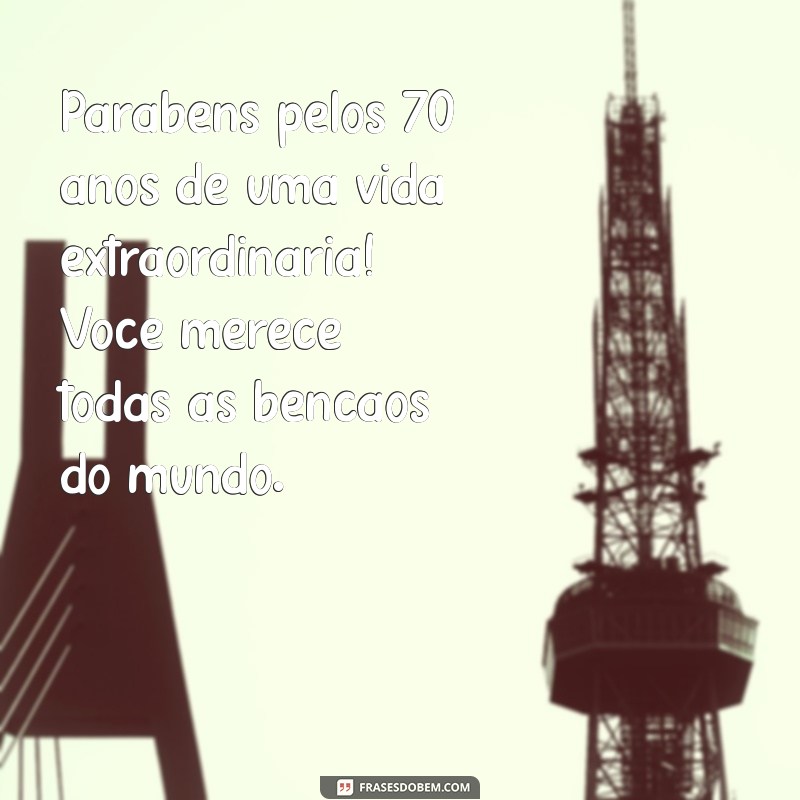 Mensagens Emocionantes de Aniversário para Celebrar os 70 Anos da Sua Mãe 