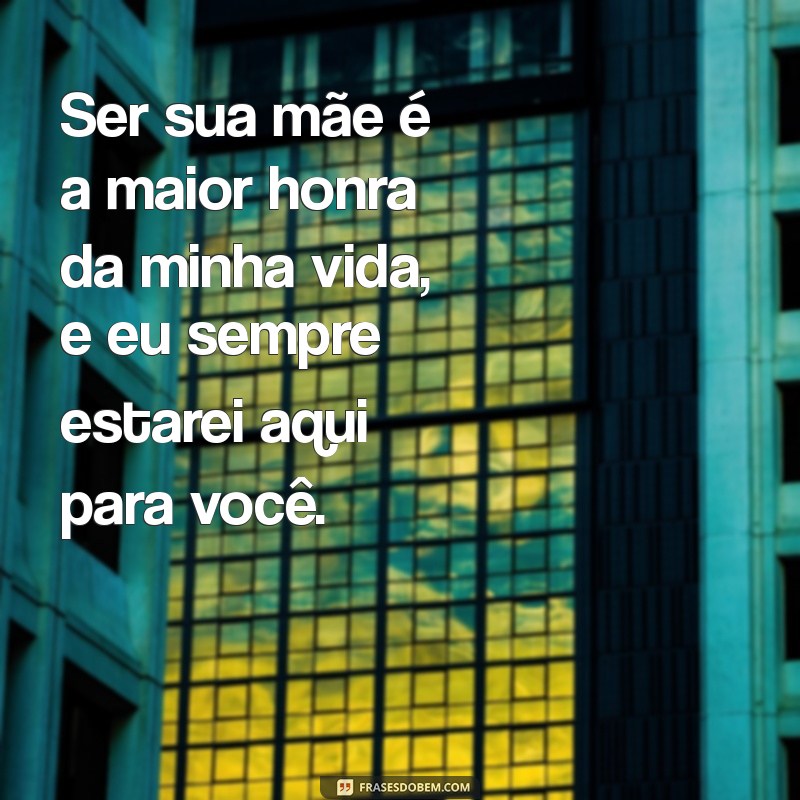 Mensagens Emocionantes entre Mãe e Filho: Laços que Aquece o Coração 