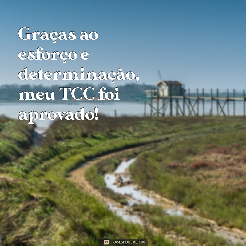 Frases Inspiradoras para Celebrar seu TCC Aprovado: Motivação e Conquista 