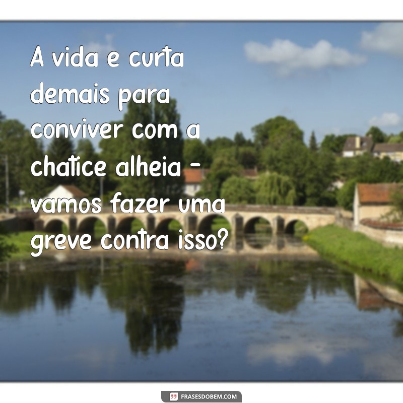 As Melhores Frases Engraçadas sobre Gente Chata para Compartilhar 