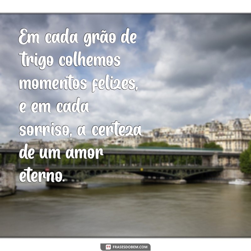 Mensagens Inspiradoras para Celebrar Bodas de Trigo: Amor e Gratidão 