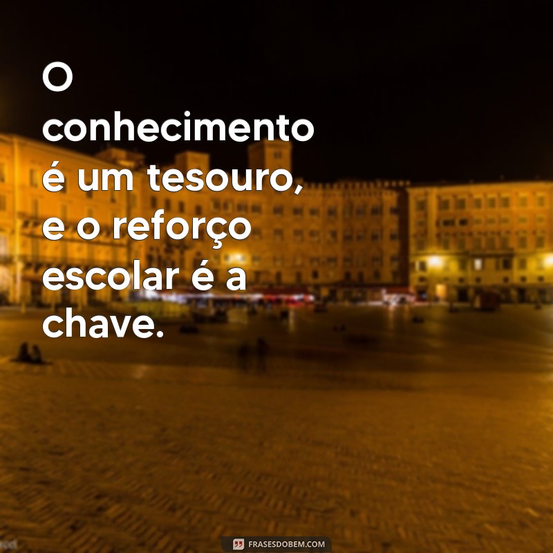 Frases Inspiradoras sobre Reforço Escolar: Motivação para Estudantes 