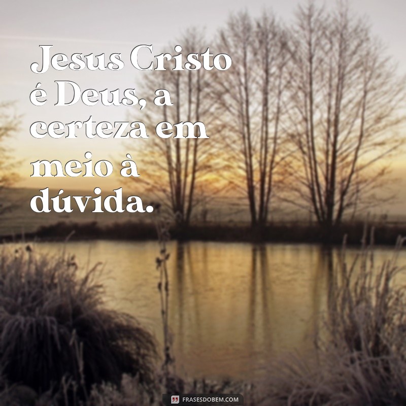 Jesus Cristo: A Divindade e Seu Papel na Fé Cristã 