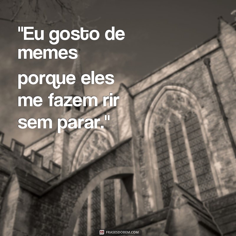 frases eu gosto meme 