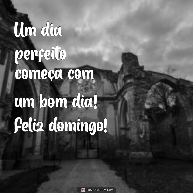 Frases Inspiradoras para um Domingo Abençoado: Bom Dia! 