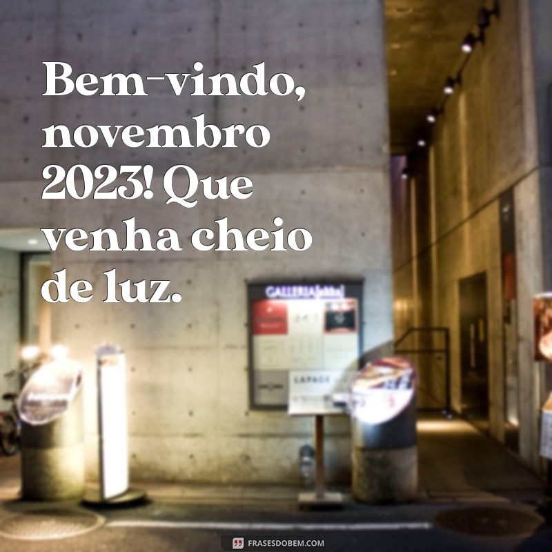 Novembro 2023: Dicas e Reflexões para um Mês de Novas Oportunidades 