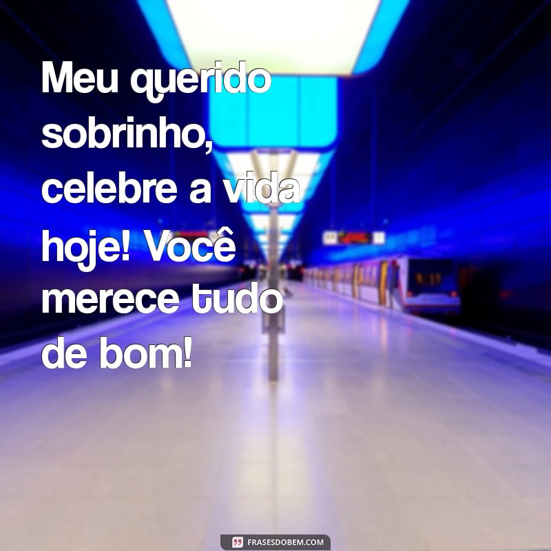 Feliz Aniversário, Meu Sobrinho Lindo: Mensagens e Frases Inspiradoras para Celebrar 