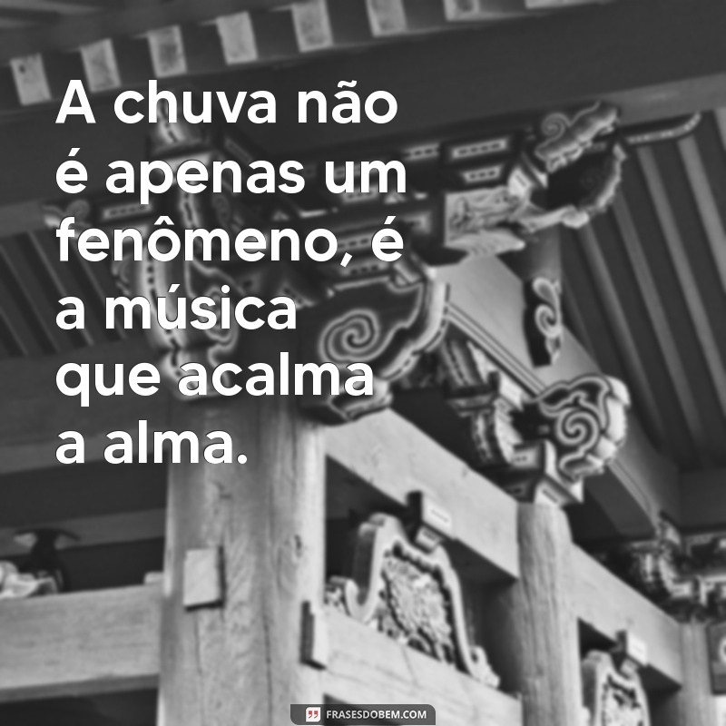 30 Frases Inspiradoras sobre a Chuva para Refletir e Compartilhar 