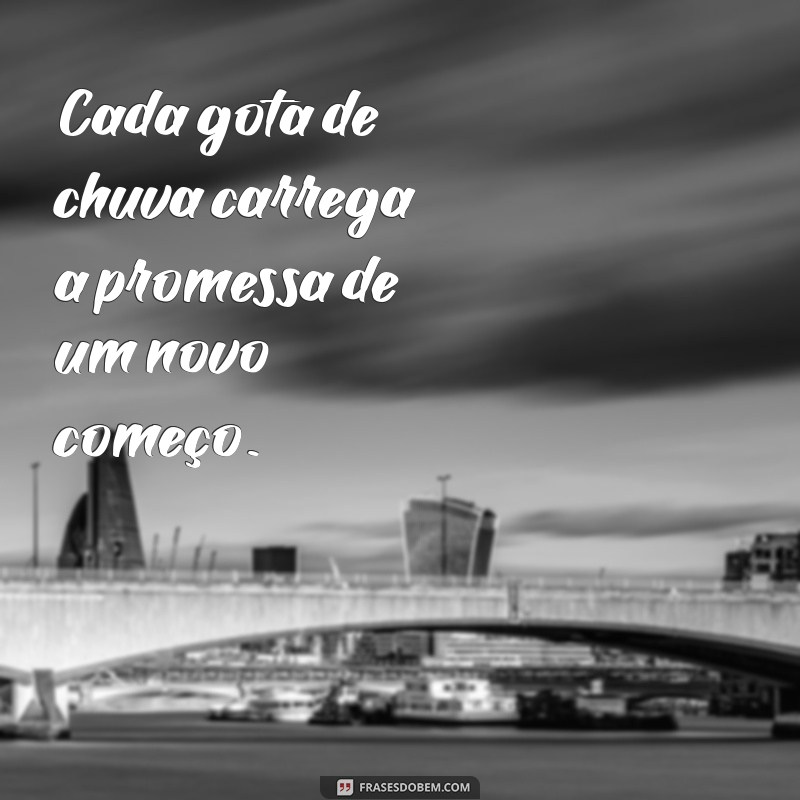 30 Frases Inspiradoras sobre a Chuva para Refletir e Compartilhar 