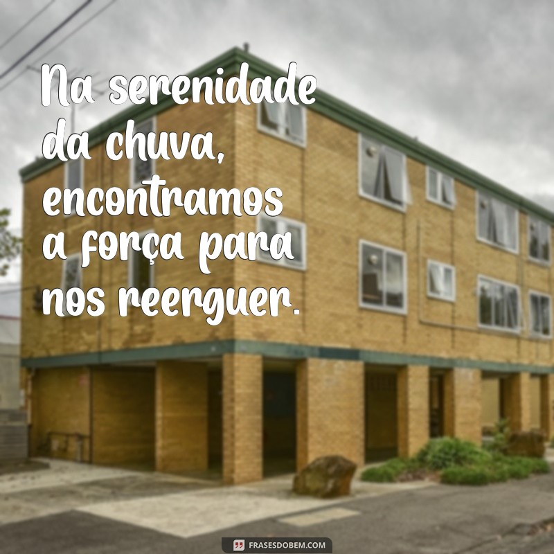 30 Frases Inspiradoras sobre a Chuva para Refletir e Compartilhar 