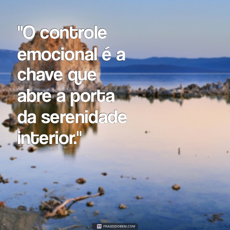 frases sobre controle emocional 