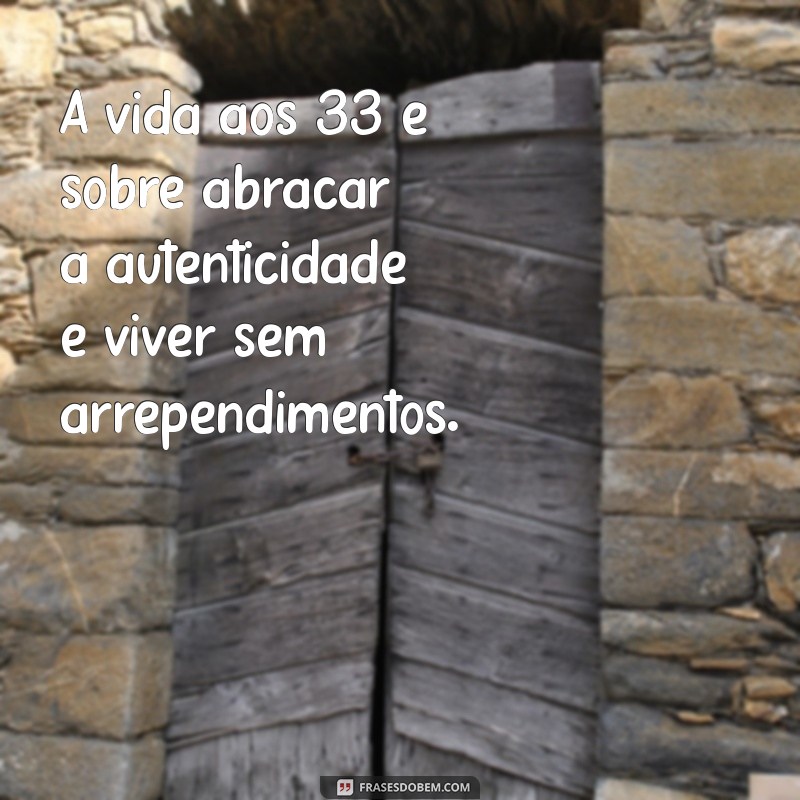 Reflexões e Inspirações: Mensagens para Celebrar 33 Anos de Vida 