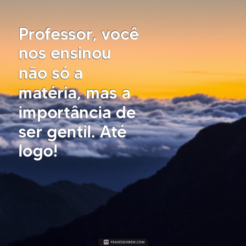 Despedida Emocionante: Mensagens para Professores da Educação Infantil 