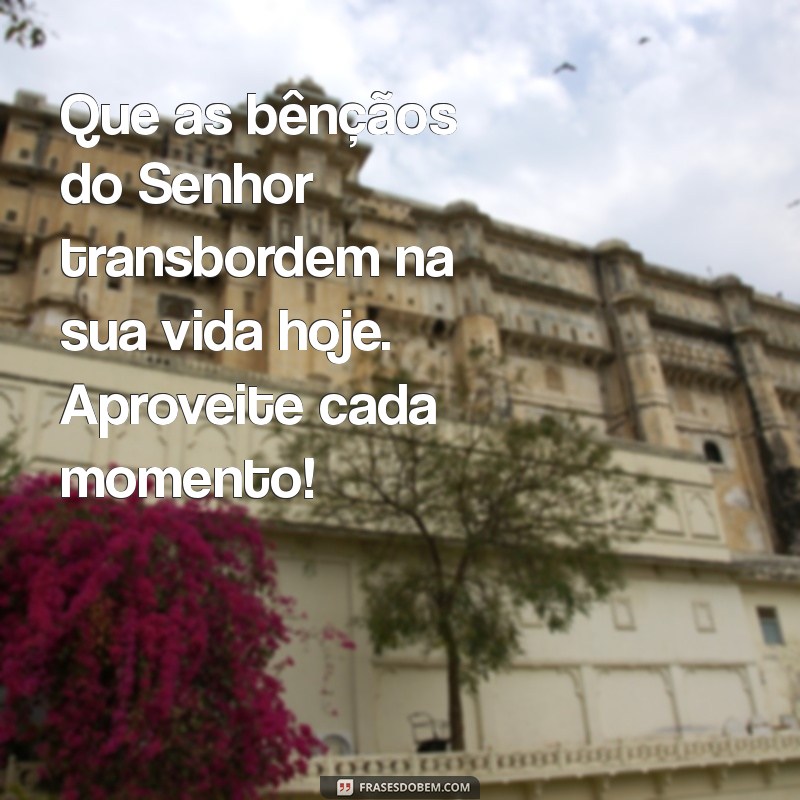 Mensagens de Bom Dia: Carinho de Deus para Abençoar Seu Dia 