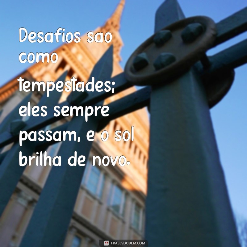 Frases Inspiradoras para Encarar Novos Desafios com Coragem 