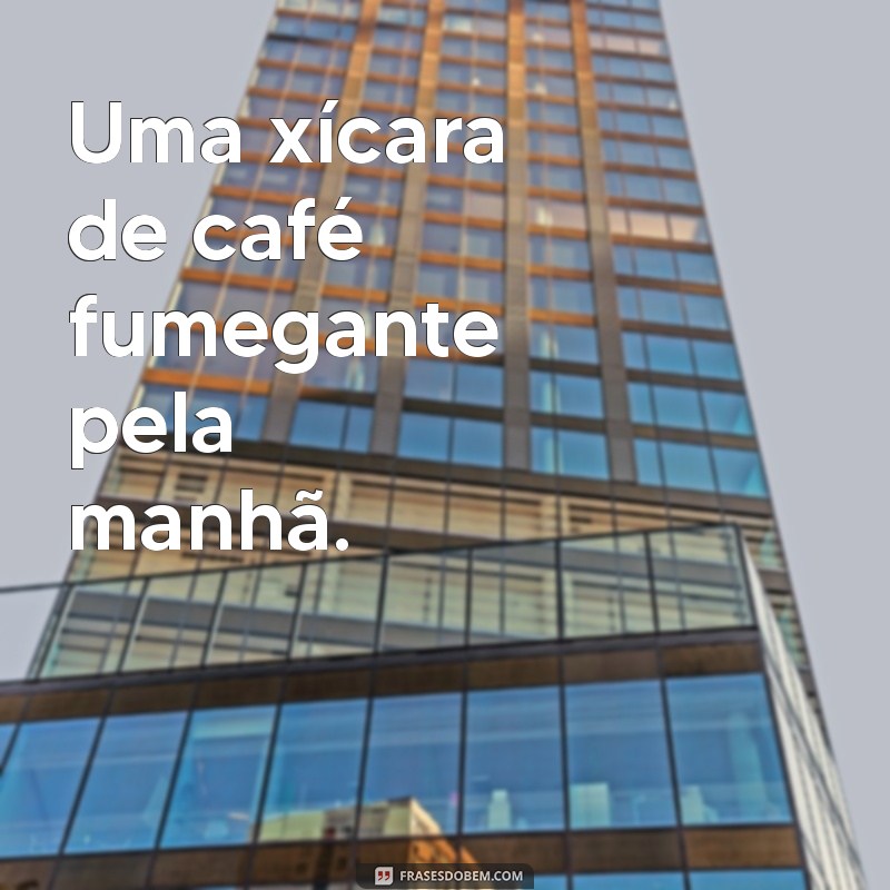 fotos de gratidão Uma xícara de café fumegante pela manhã.