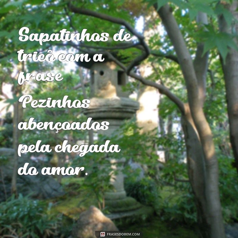 Encante-se com as adoráveis imagens de sapatinhos de bebê com frases! 