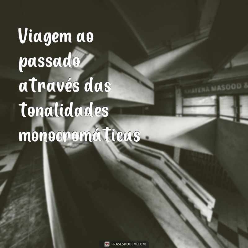 Descubra as melhores frases para legendar suas fotos em preto e branco 