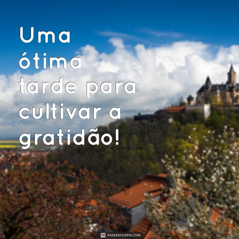 Como Aproveitar uma Tarde Incrível: Dicas para Momentos Memoráveis 