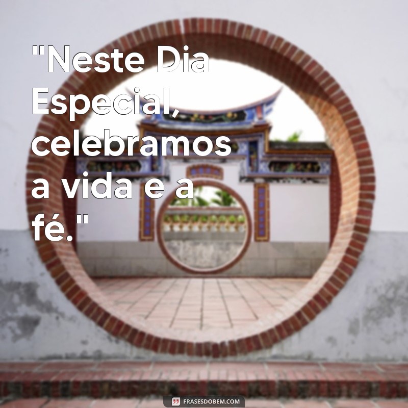 frases para foto batizado 