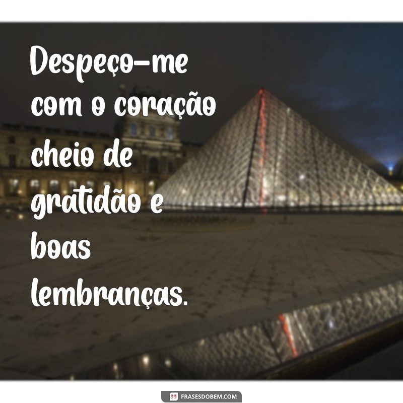 Frases Inspiradoras para Despedida no Trabalho: Como Dizer Adeus com Elegância 