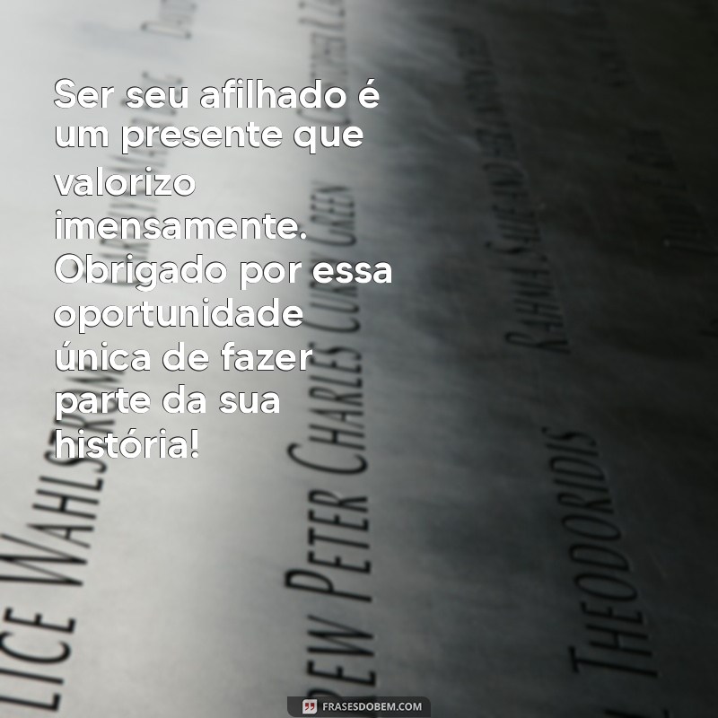 10 Maneiras Criativas de Agradecer por Ter um Afilhado 