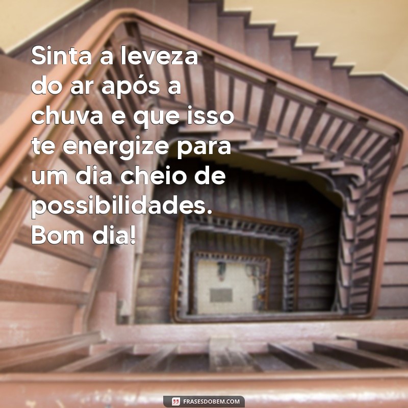 Mensagem de Bom Dia: Inspire-se em Dias Chuvosos com Frases Aconchegantes 