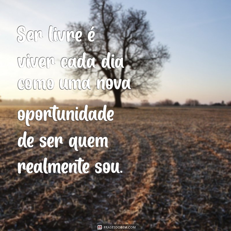 Frases Inspiradoras sobre Liberdade para Status do WhatsApp 