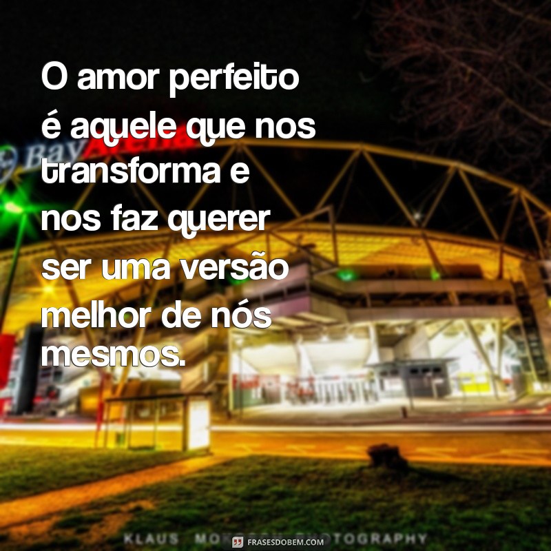 amor.perfeito resumo O amor perfeito é aquele que nos transforma e nos faz querer ser uma versão melhor de nós mesmos.