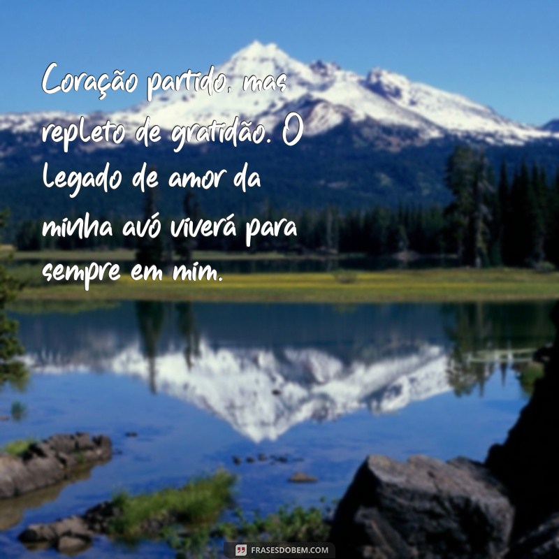 Frases de Luto para Avó: Homenagens Emocionais para Compartilhar no Tumblr 