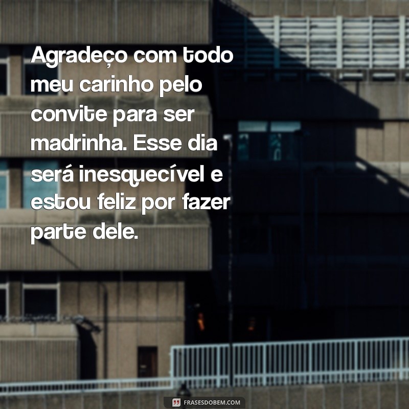 Como Escrever uma Mensagem de Agradecimento pelo Convite para Ser Madrinha de Casamento 