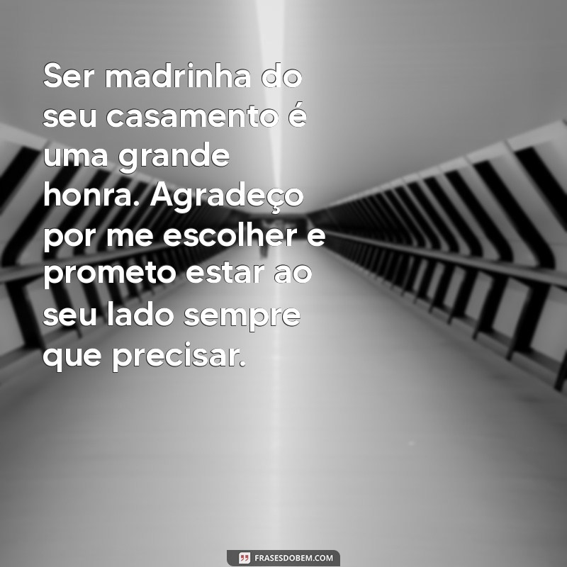 Como Escrever uma Mensagem de Agradecimento pelo Convite para Ser Madrinha de Casamento 