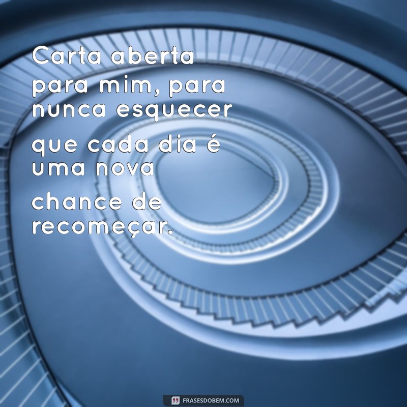 Descubra o Poder da Autoconsciência: Uma Carta Aberta para Mim Mesmo 